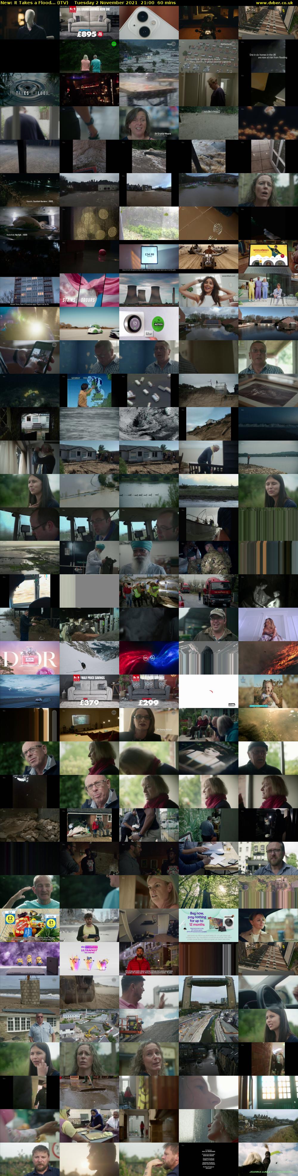 It Takes a Flood... (ITV) Tuesday 2 November 2021 21:00 - 22:00