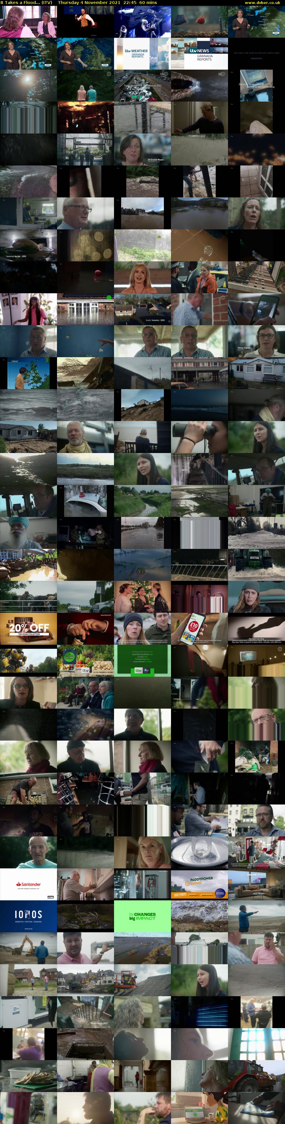 It Takes a Flood... (ITV) Thursday 4 November 2021 22:45 - 23:45
