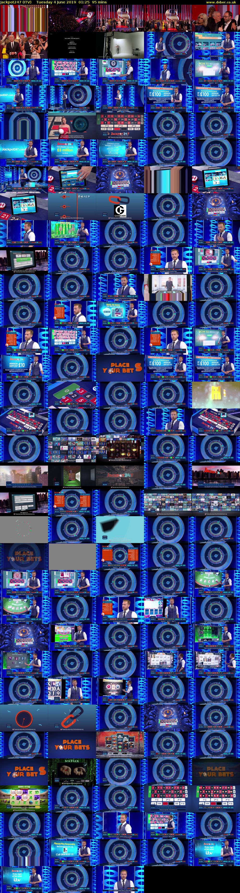 Jackpot247 (ITV) Tuesday 4 June 2019 01:25 - 03:00