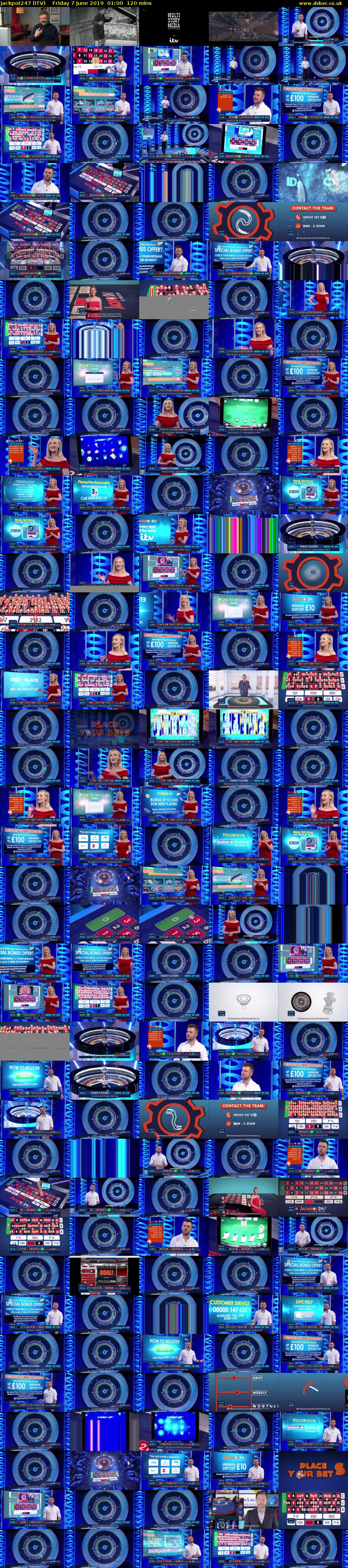 Jackpot247 (ITV) Friday 7 June 2019 01:00 - 03:00