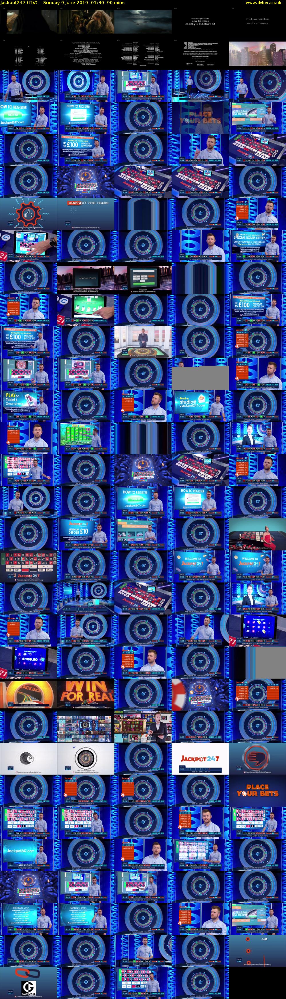 Jackpot247 (ITV) Sunday 9 June 2019 01:30 - 03:00
