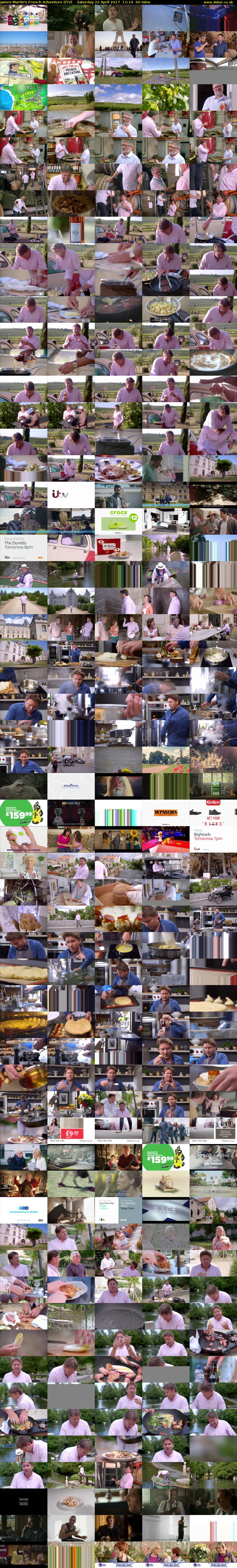 James Martin's French Adventure (ITV) Saturday 22 April 2017 11:10 - 12:10