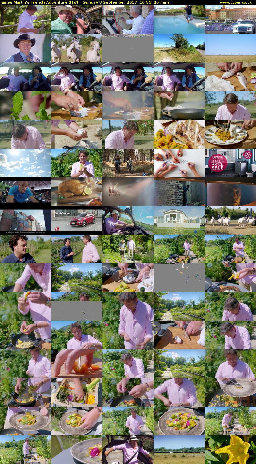 James Martin's French Adventure (ITV) Sunday 3 September 2017 10:55 - 11:20