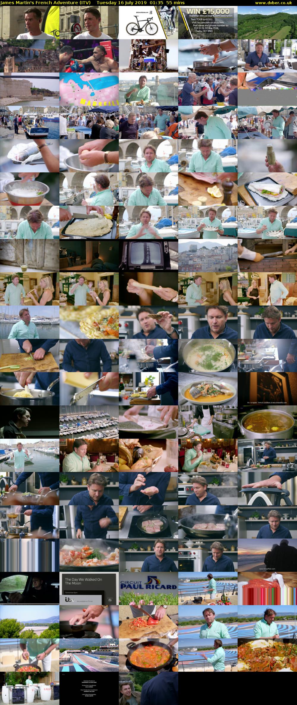 James Martin's French Adventure (ITV) Tuesday 16 July 2019 01:35 - 02:30