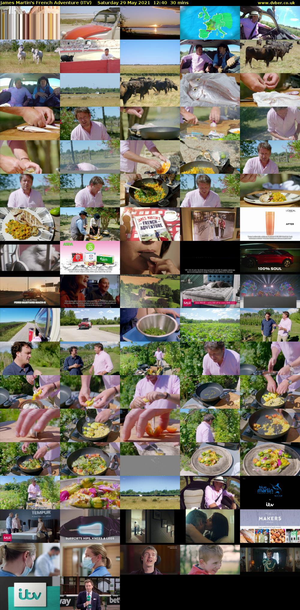 James Martin's French Adventure (ITV) Saturday 29 May 2021 12:40 - 13:10