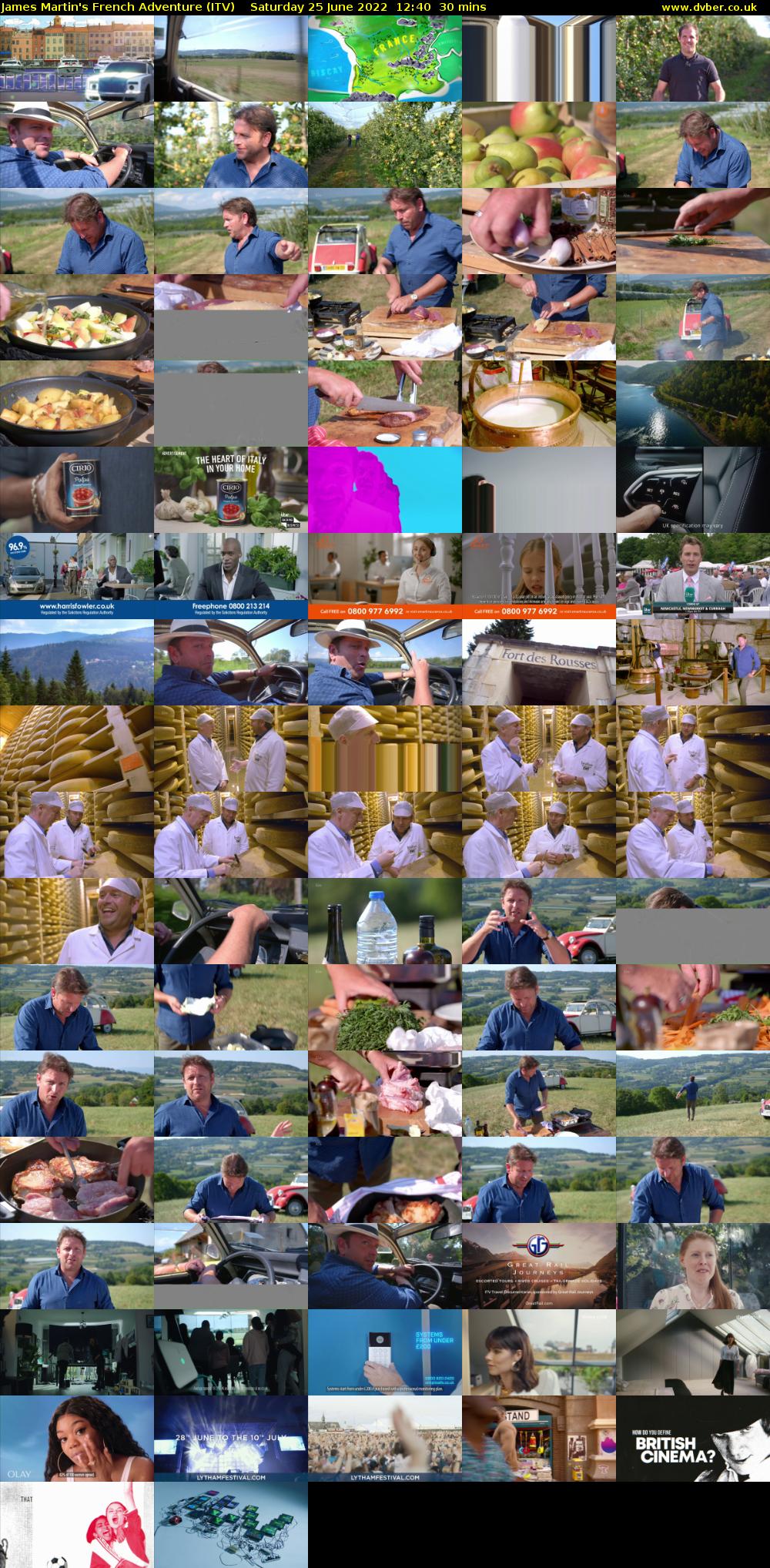 James Martin's French Adventure (ITV) Saturday 25 June 2022 12:40 - 13:10