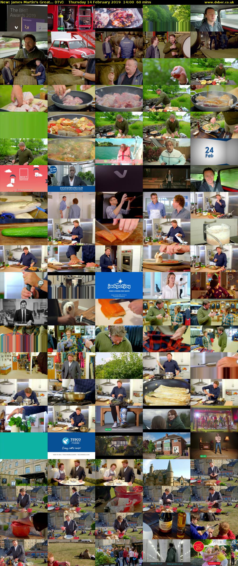 James Martin's Great... (ITV) Thursday 14 February 2019 14:00 - 15:00
