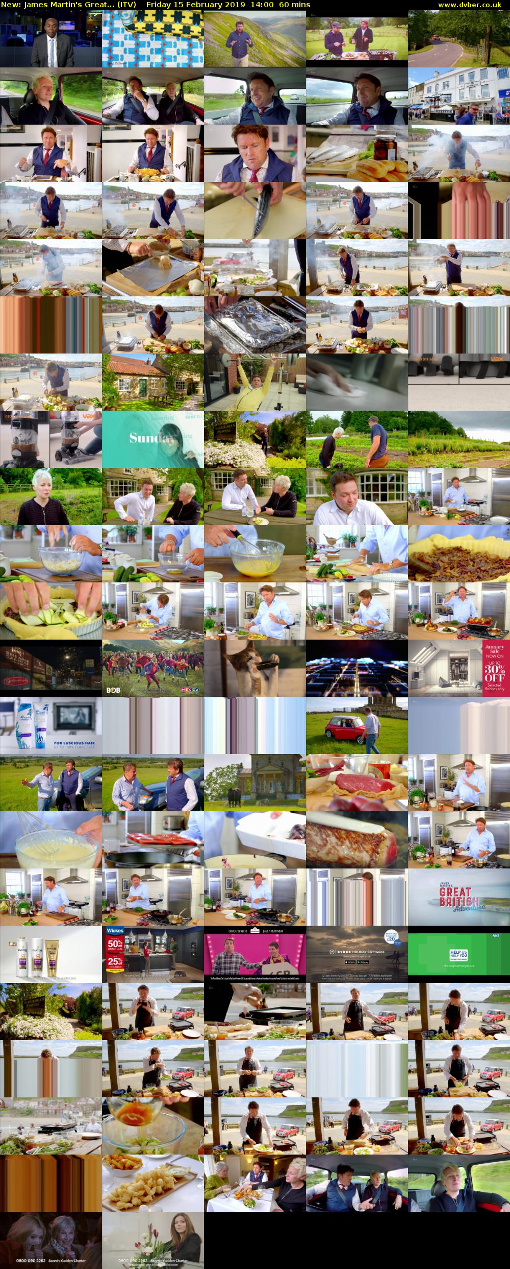James Martin's Great... (ITV) Friday 15 February 2019 14:00 - 15:00
