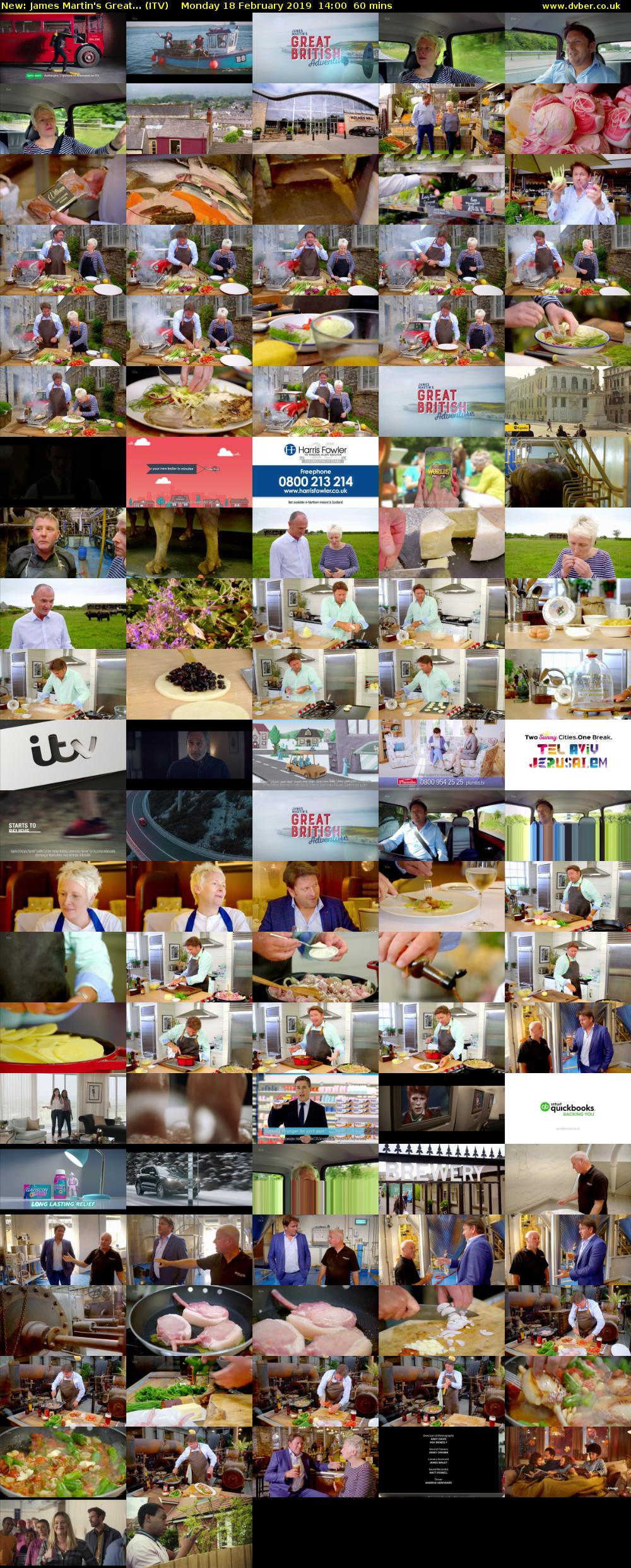 James Martin's Great... (ITV) Monday 18 February 2019 14:00 - 15:00
