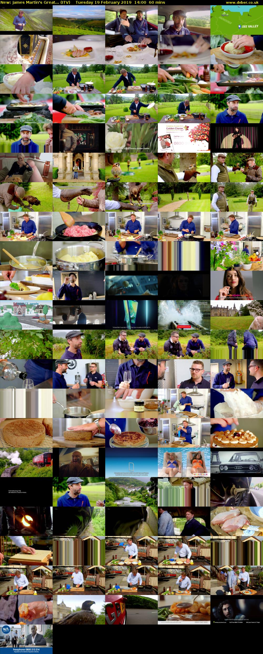 James Martin's Great... (ITV) Tuesday 19 February 2019 14:00 - 15:00