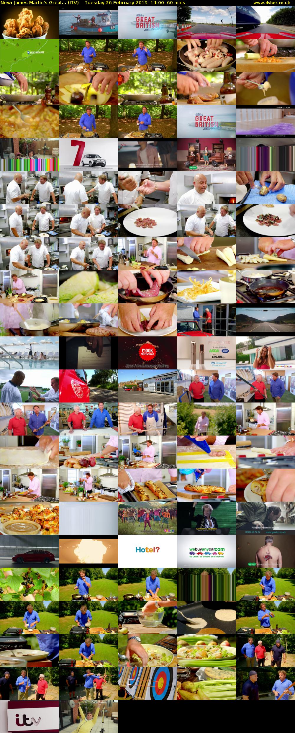 James Martin's Great... (ITV) Tuesday 26 February 2019 14:00 - 15:00