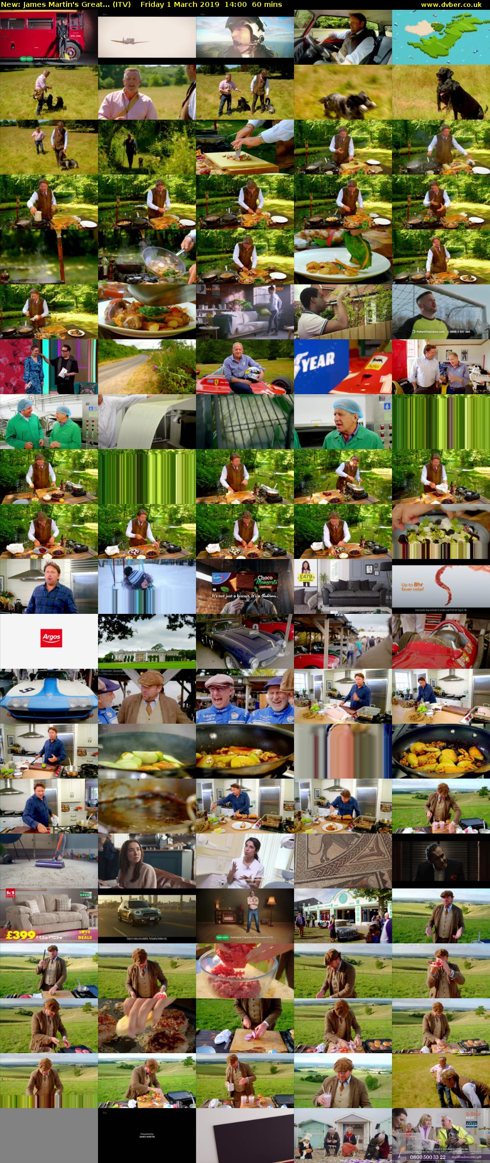 James Martin's Great... (ITV) Friday 1 March 2019 14:00 - 15:00