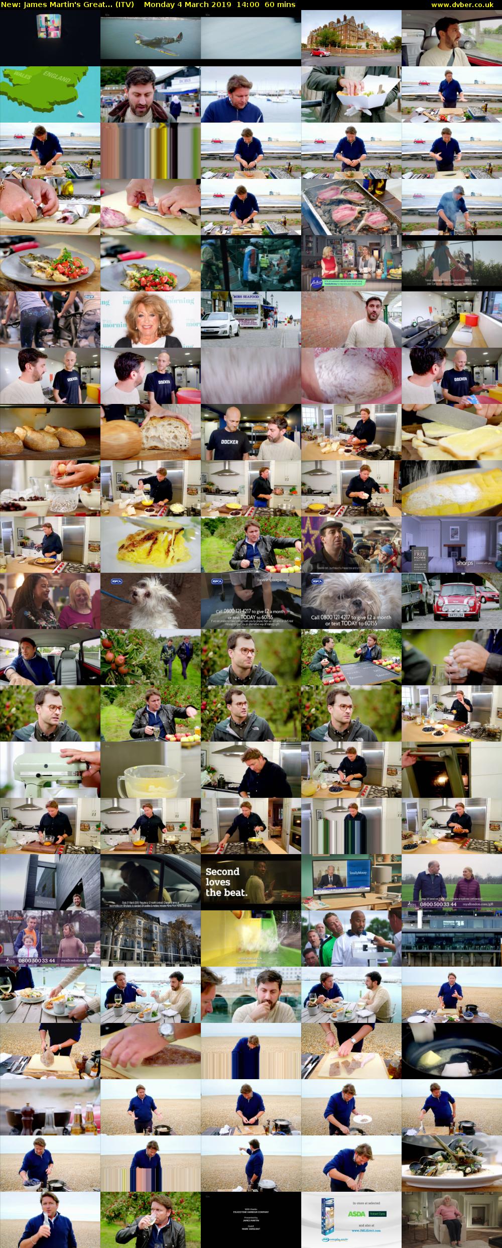 James Martin's Great... (ITV) Monday 4 March 2019 14:00 - 15:00