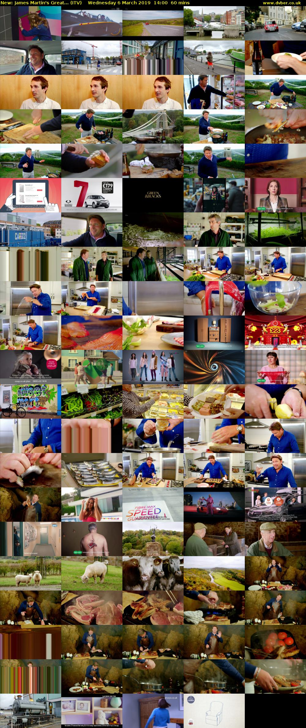 James Martin's Great... (ITV) Wednesday 6 March 2019 14:00 - 15:00