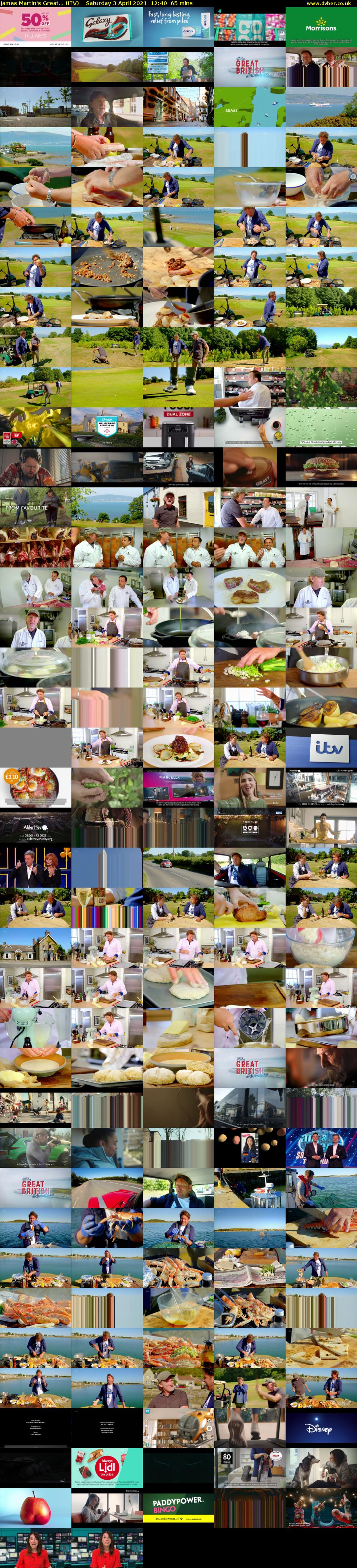 James Martin's Great... (ITV) Saturday 3 April 2021 12:40 - 13:45