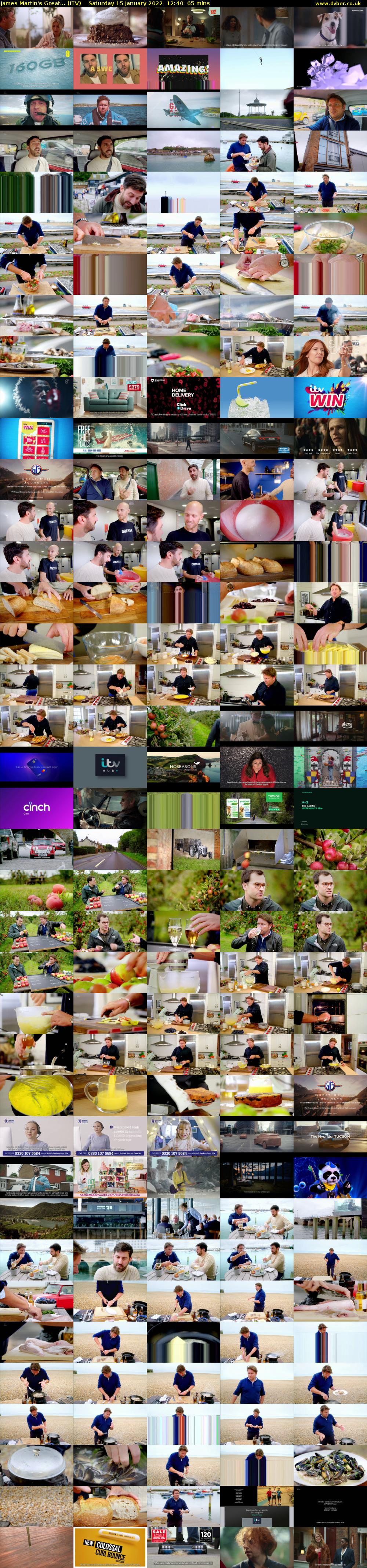 James Martin's Great... (ITV) Saturday 15 January 2022 12:40 - 13:45