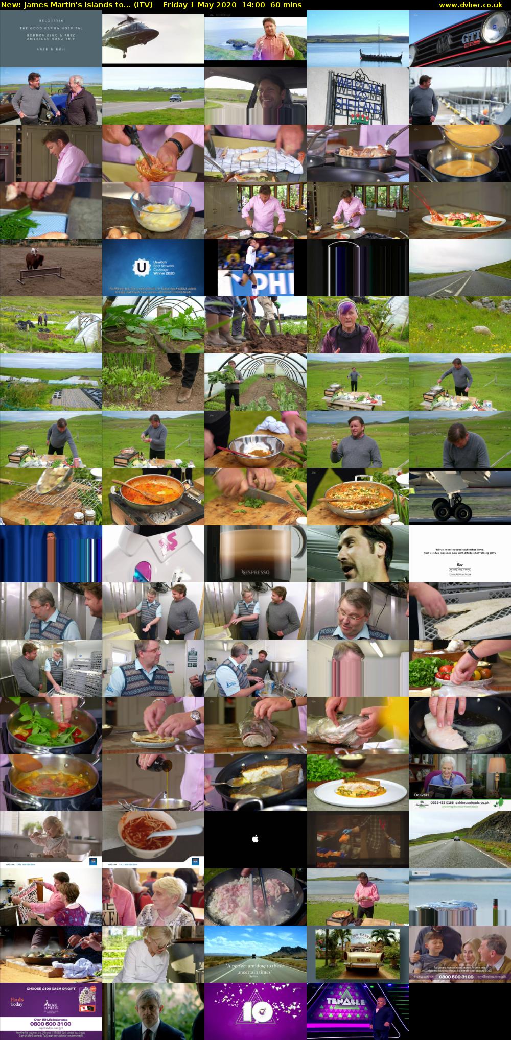 James Martin's Islands to... (ITV) Friday 1 May 2020 14:00 - 15:00