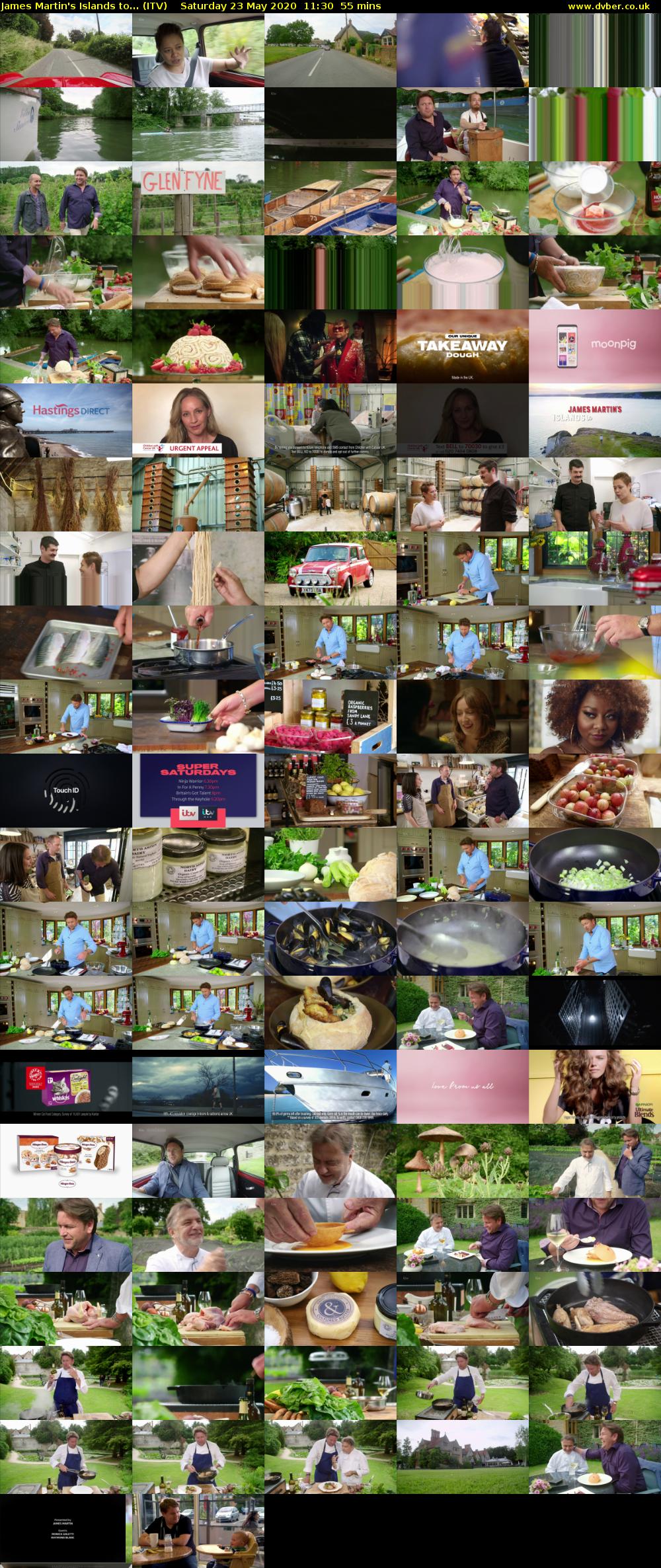 James Martin's Islands to... (ITV) Saturday 23 May 2020 11:30 - 12:25