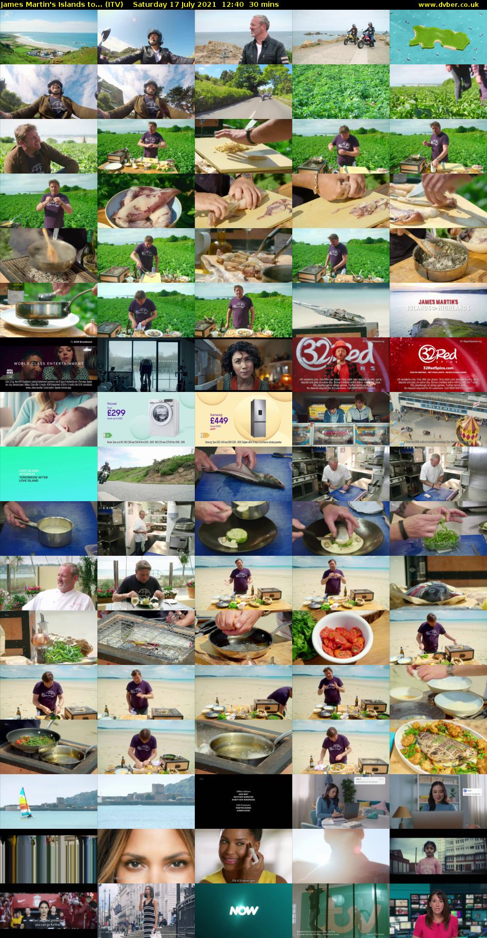 James Martin's Islands to... (ITV) Saturday 17 July 2021 12:40 - 13:10
