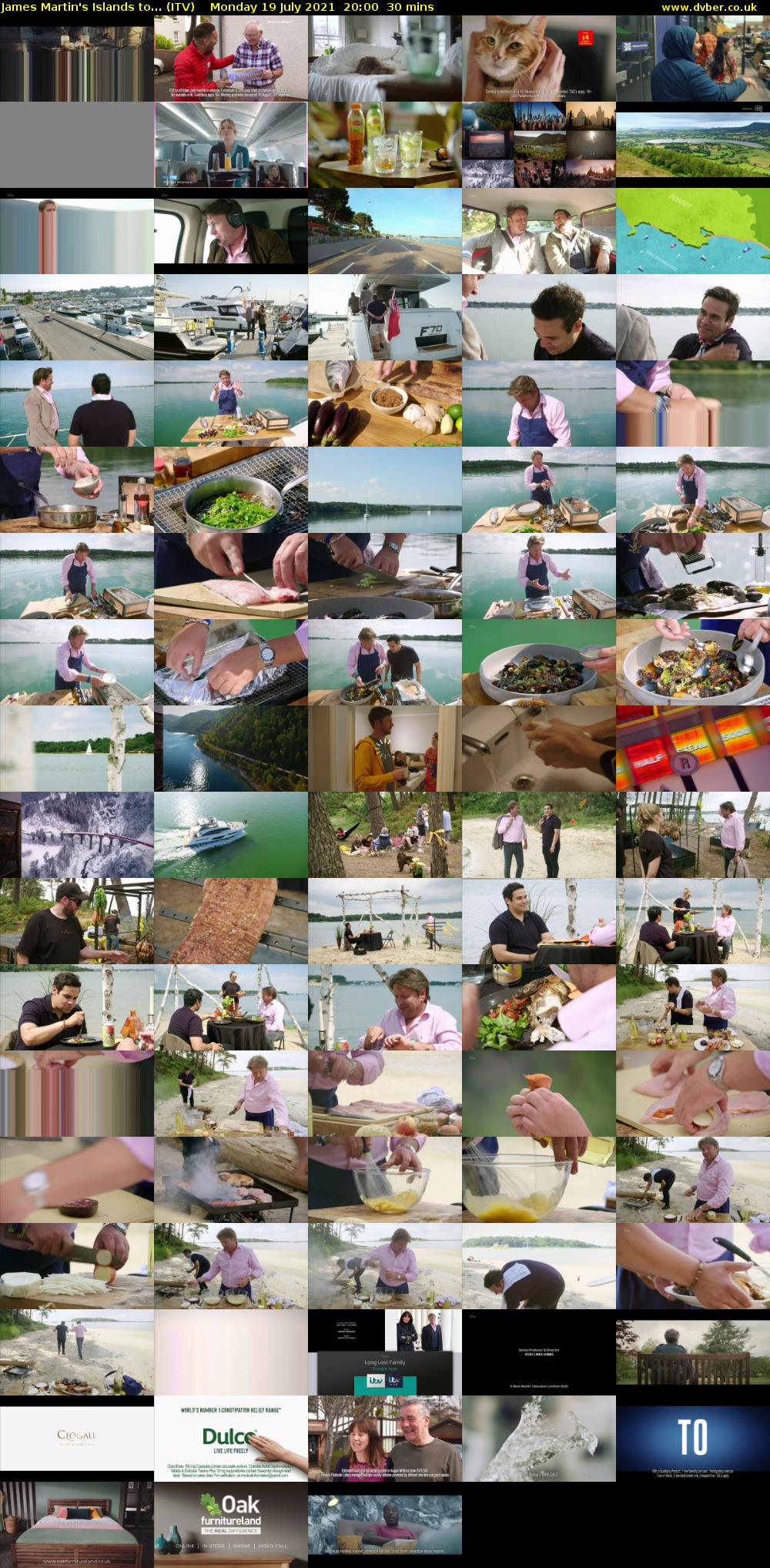 James Martin's Islands to... (ITV) Monday 19 July 2021 20:00 - 20:30