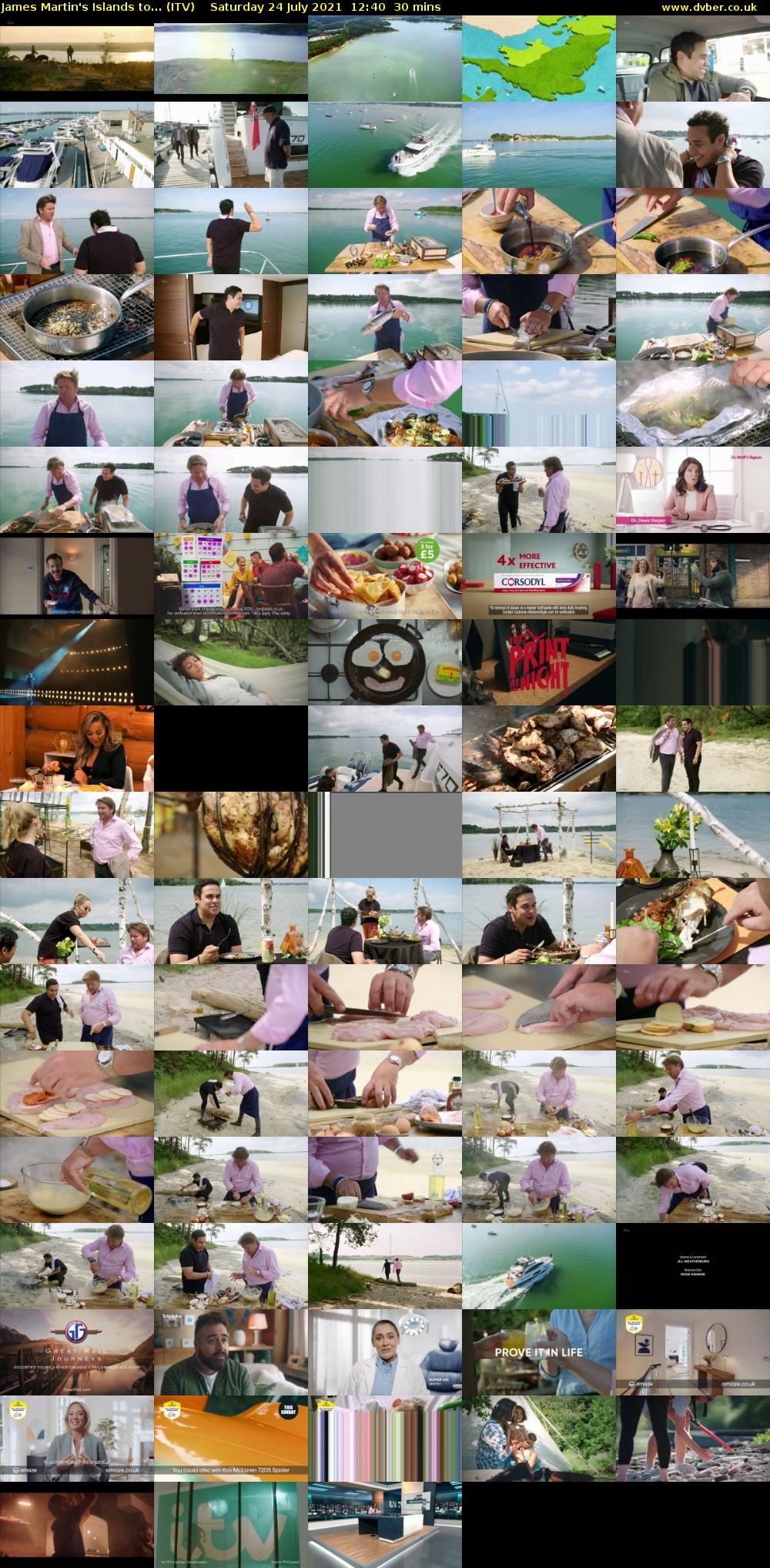 James Martin's Islands to... (ITV) Saturday 24 July 2021 12:40 - 13:10