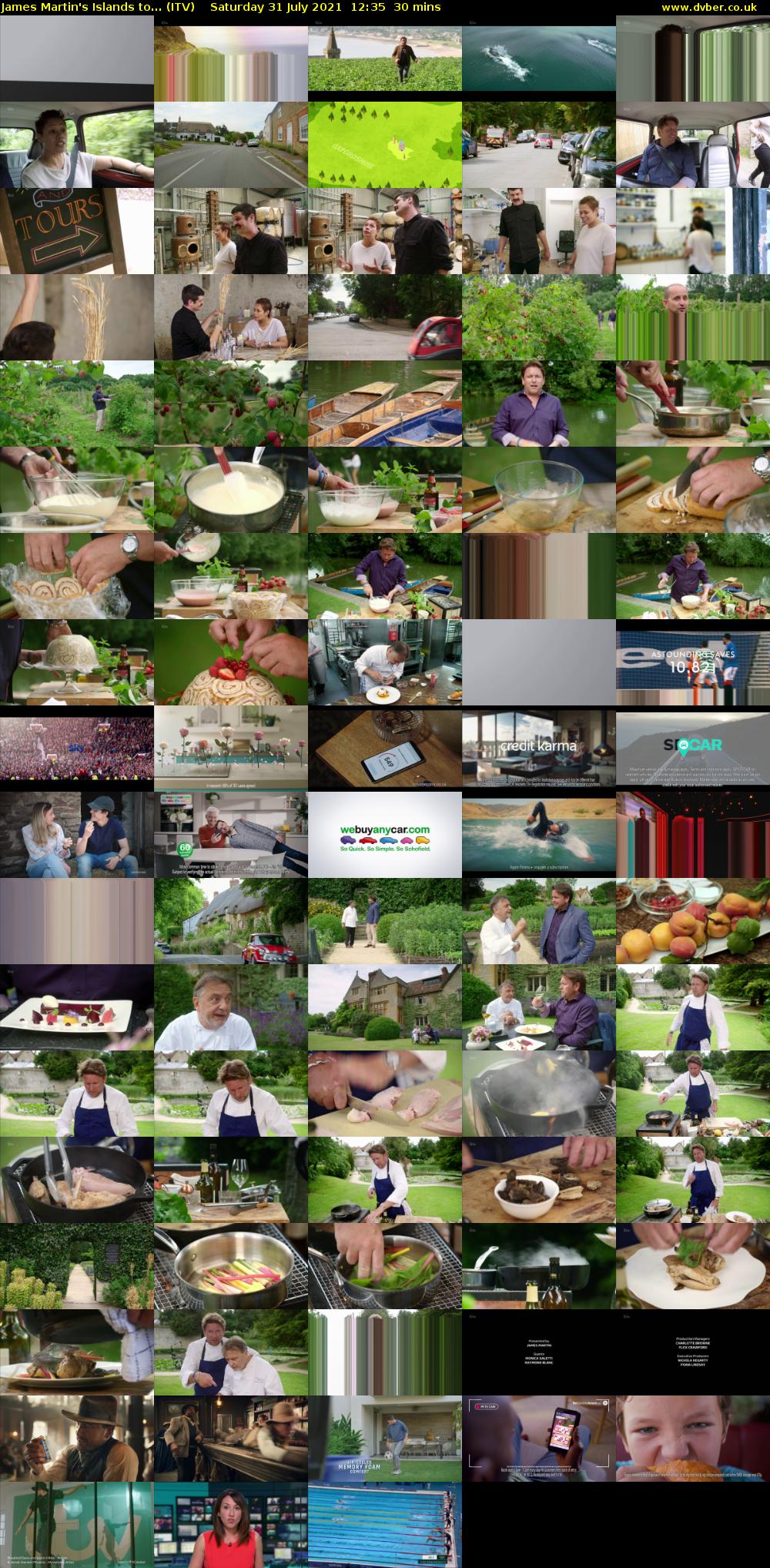 James Martin's Islands to... (ITV) Saturday 31 July 2021 12:35 - 13:05
