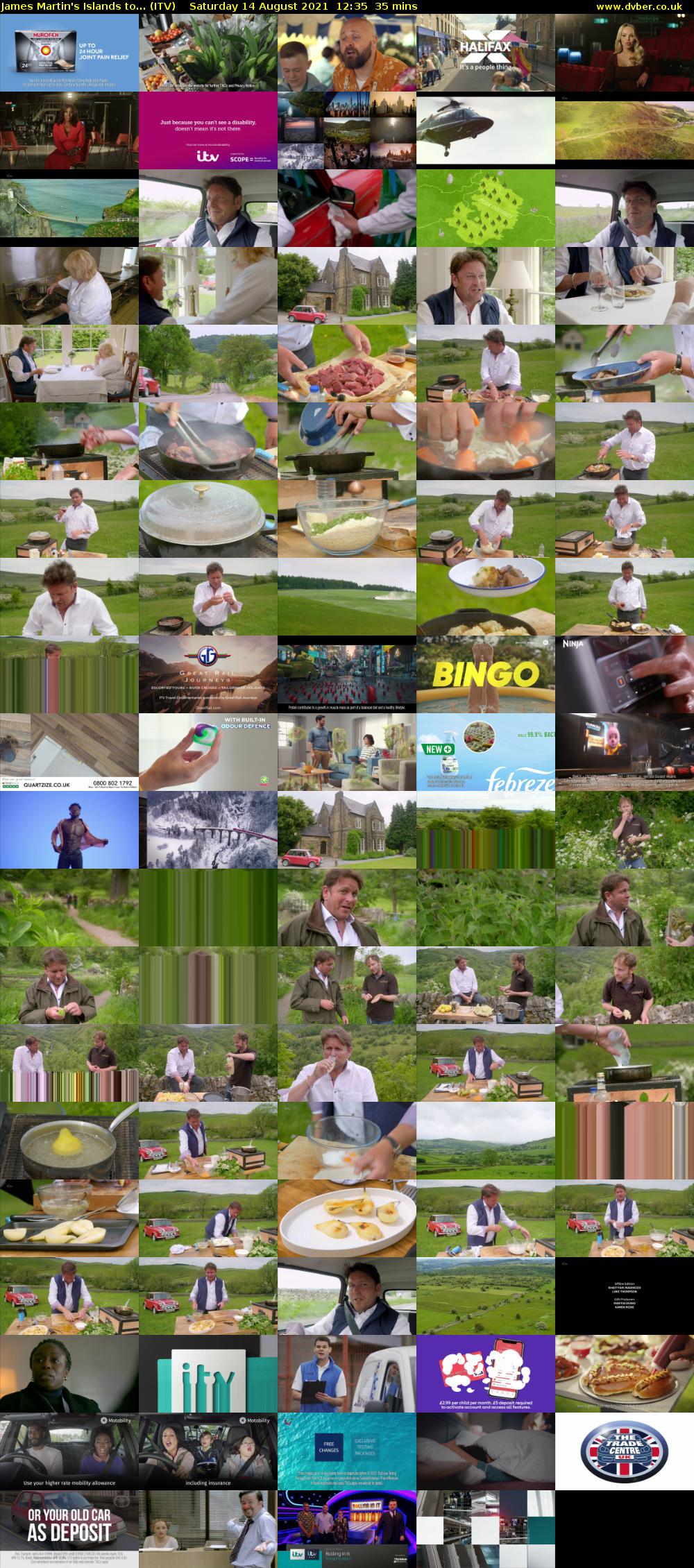 James Martin's Islands to... (ITV) Saturday 14 August 2021 12:35 - 13:10