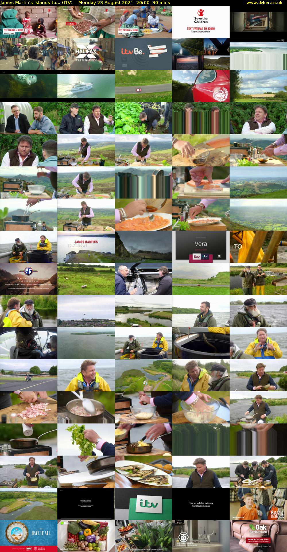 James Martin's Islands to... (ITV) Monday 23 August 2021 20:00 - 20:30