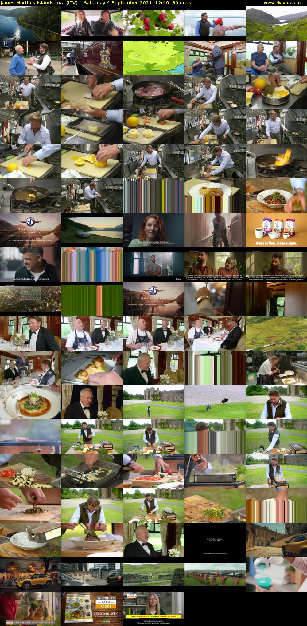 James Martin's Islands to... (ITV) Saturday 4 September 2021 12:40 - 13:10