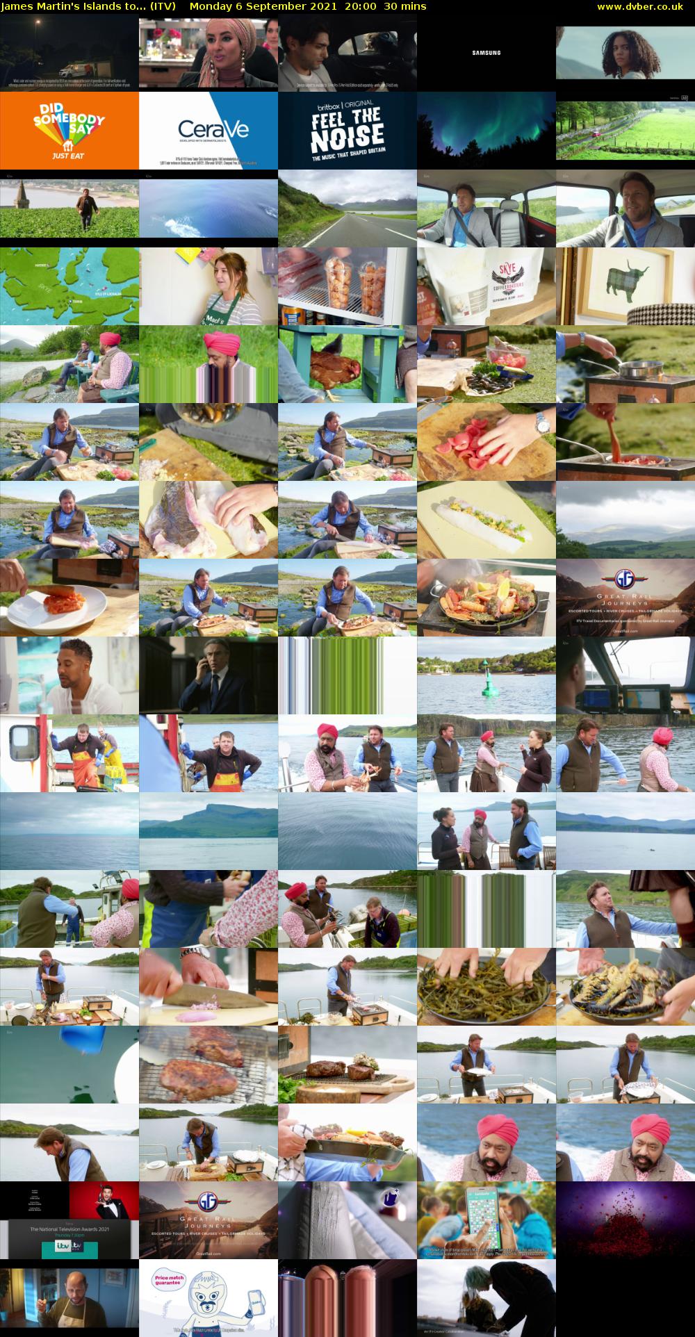 James Martin's Islands to... (ITV) Monday 6 September 2021 20:00 - 20:30
