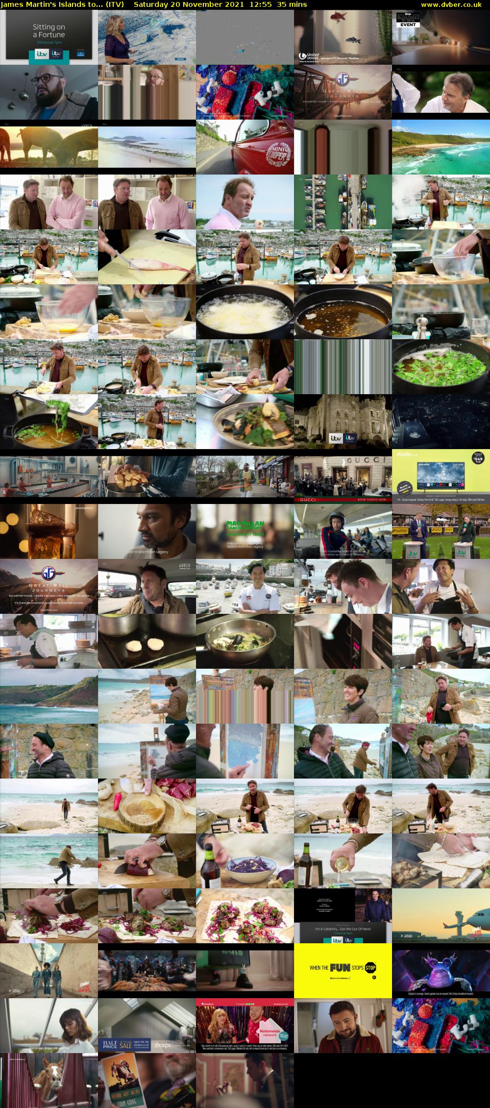 James Martin's Islands to... (ITV) Saturday 20 November 2021 12:55 - 13:30