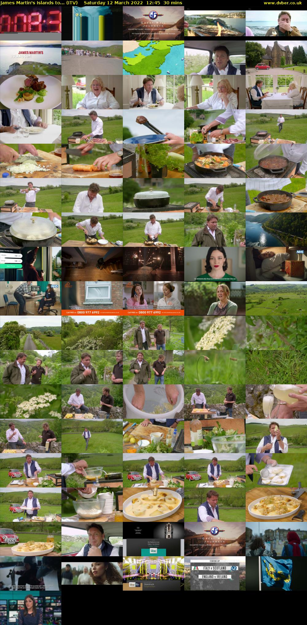 James Martin's Islands to... (ITV) Saturday 12 March 2022 12:45 - 13:15