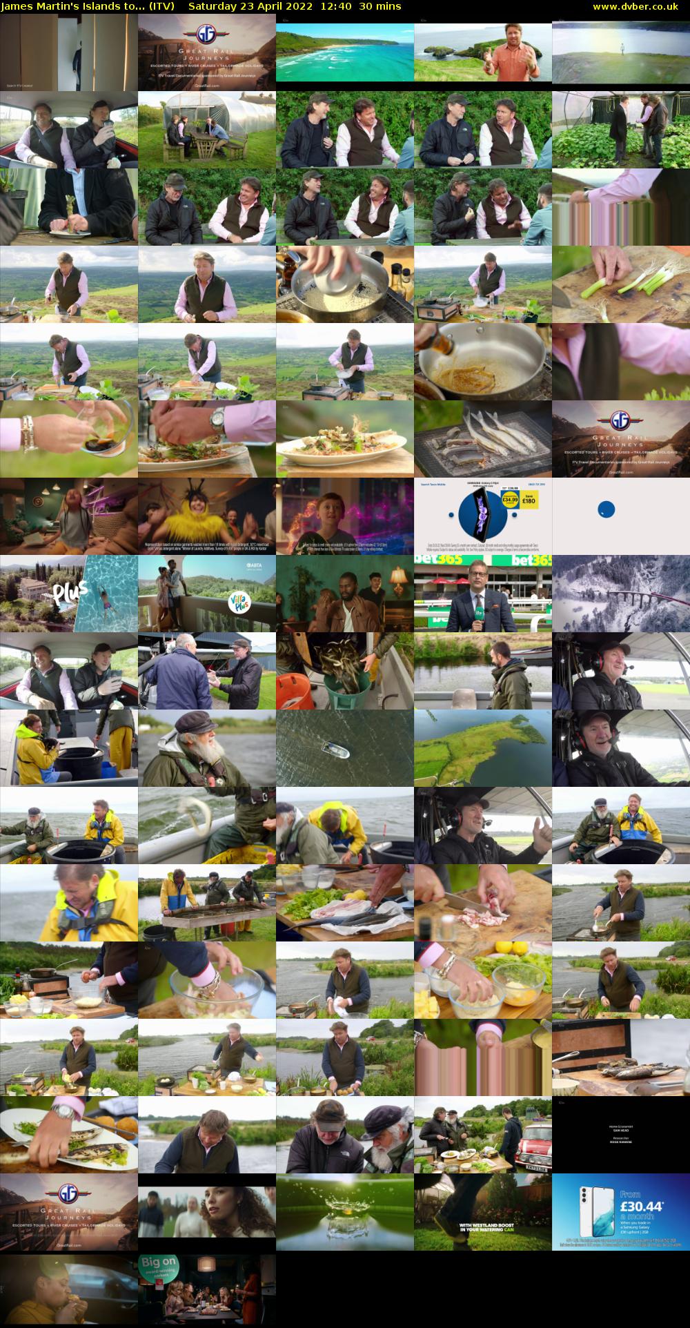 James Martin's Islands to... (ITV) Saturday 23 April 2022 12:40 - 13:10