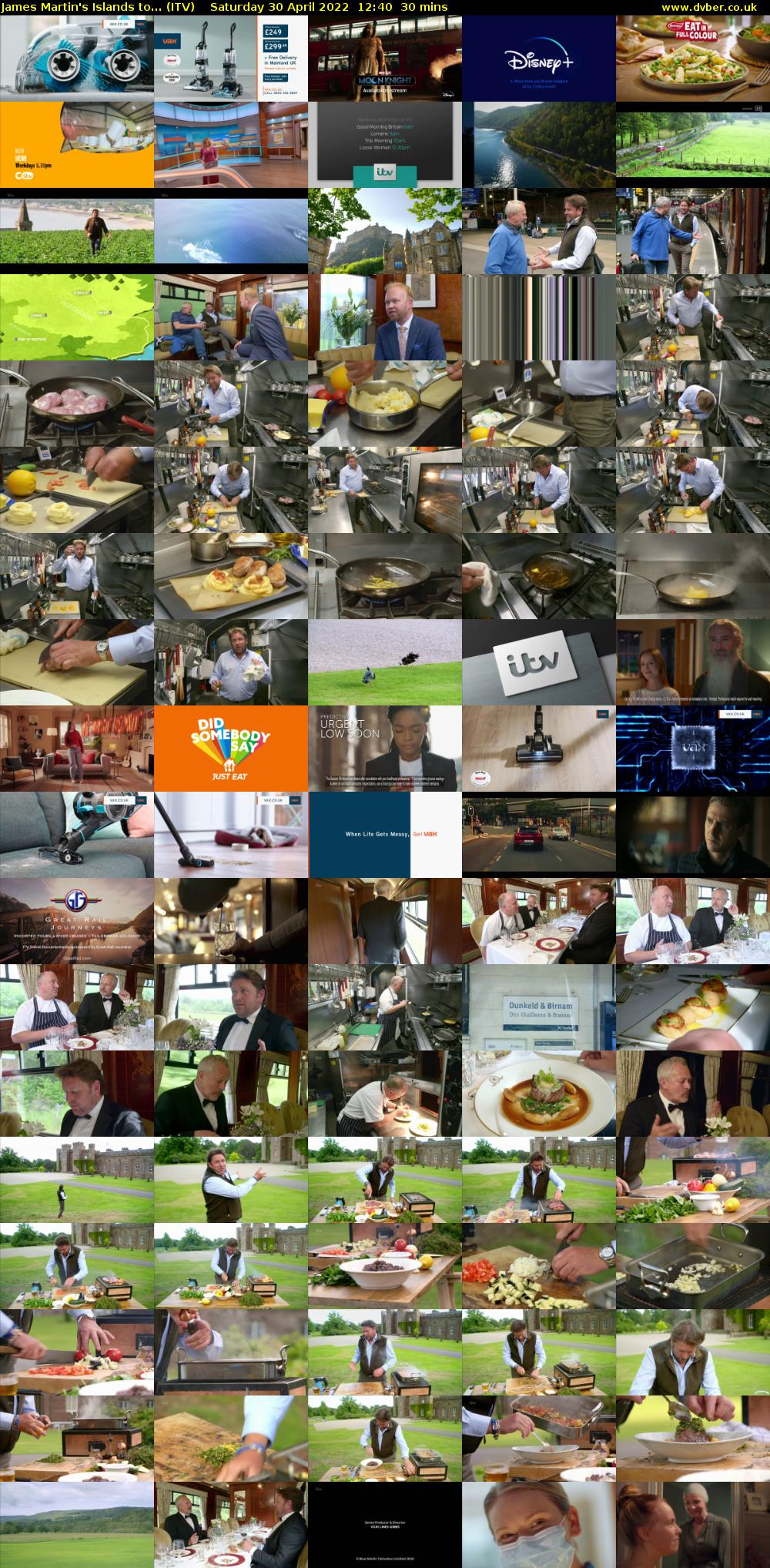 James Martin's Islands to... (ITV) Saturday 30 April 2022 12:40 - 13:10