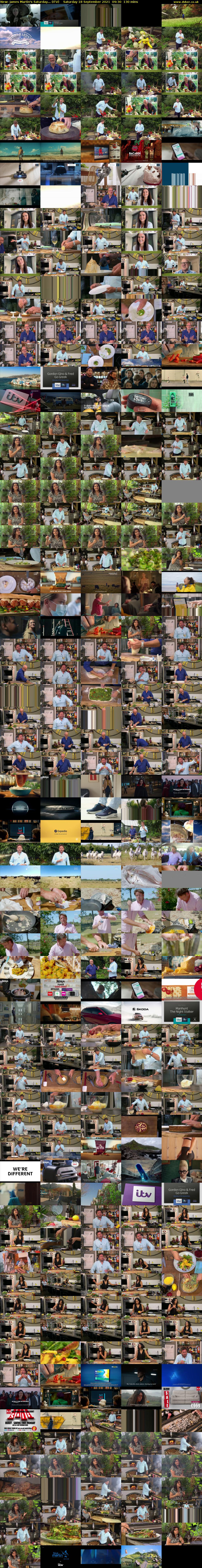 James Martin's Saturday... (ITV) Saturday 18 September 2021 09:30 - 11:40