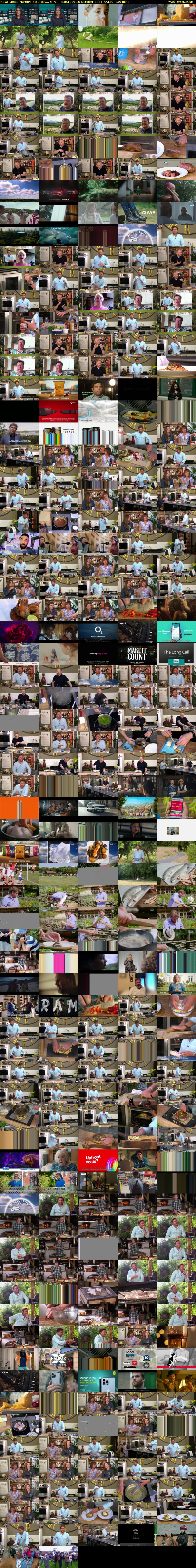 James Martin's Saturday... (ITV) Saturday 16 October 2021 09:30 - 11:40