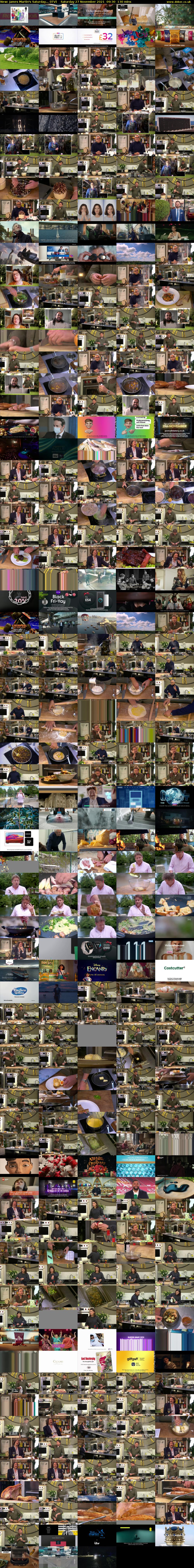 James Martin's Saturday... (ITV) Saturday 27 November 2021 09:30 - 11:40