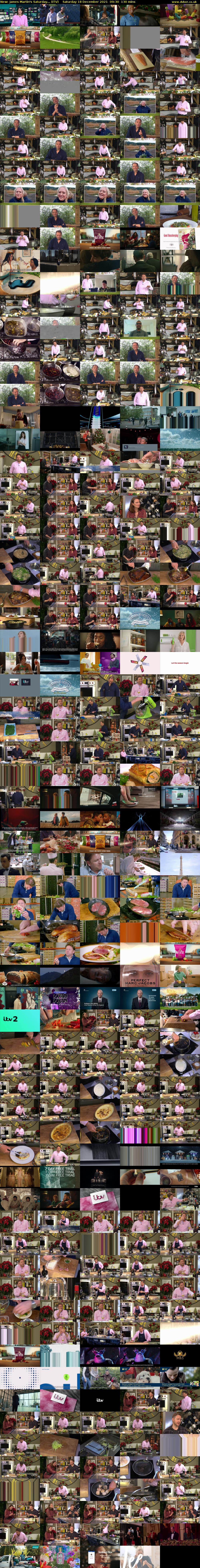 James Martin's Saturday... (ITV) Saturday 18 December 2021 09:30 - 11:40