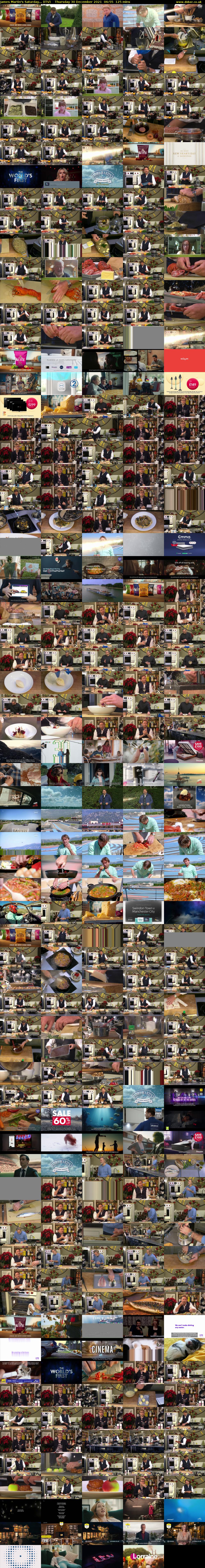 James Martin's Saturday... (ITV) Thursday 30 December 2021 06:55 - 09:00