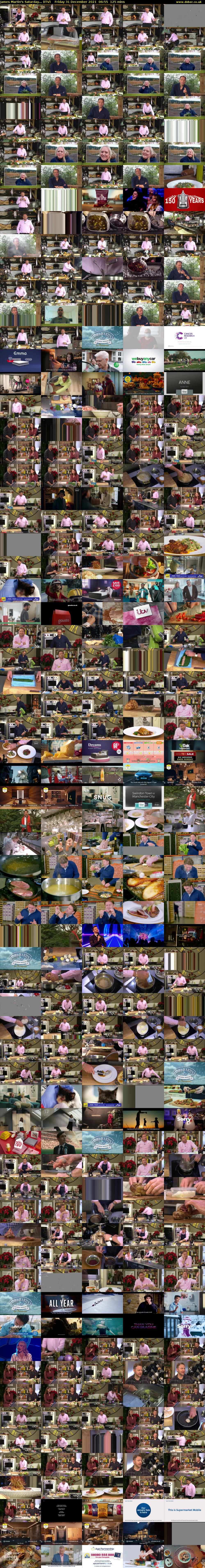 James Martin's Saturday... (ITV) Friday 31 December 2021 06:55 - 09:00