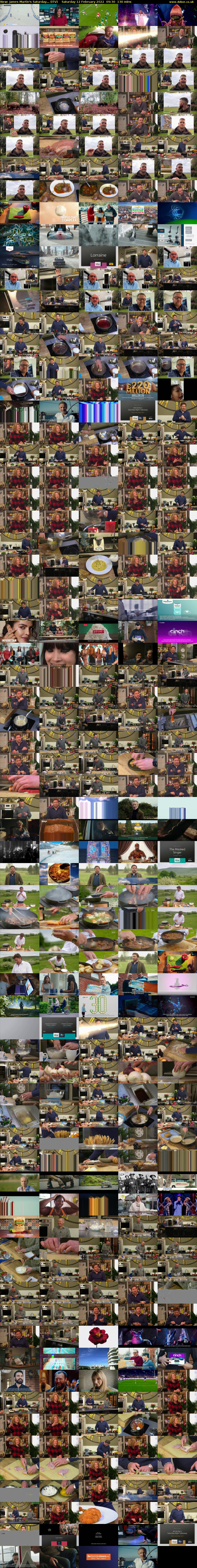 James Martin's Saturday... (ITV) Saturday 12 February 2022 09:30 - 11:40