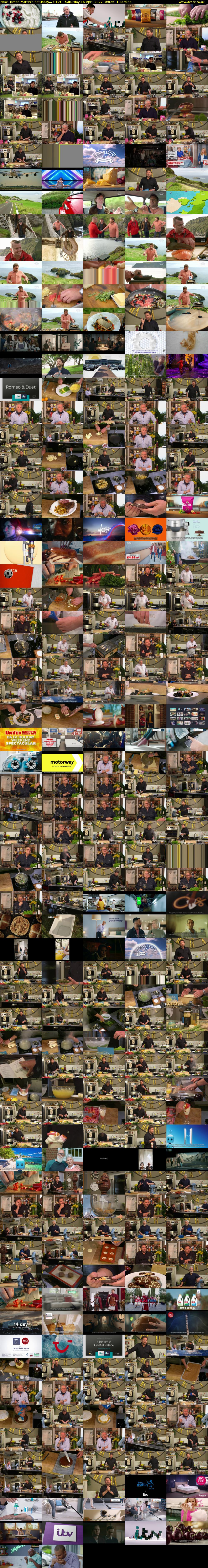 James Martin's Saturday... (ITV) Saturday 16 April 2022 09:25 - 11:35