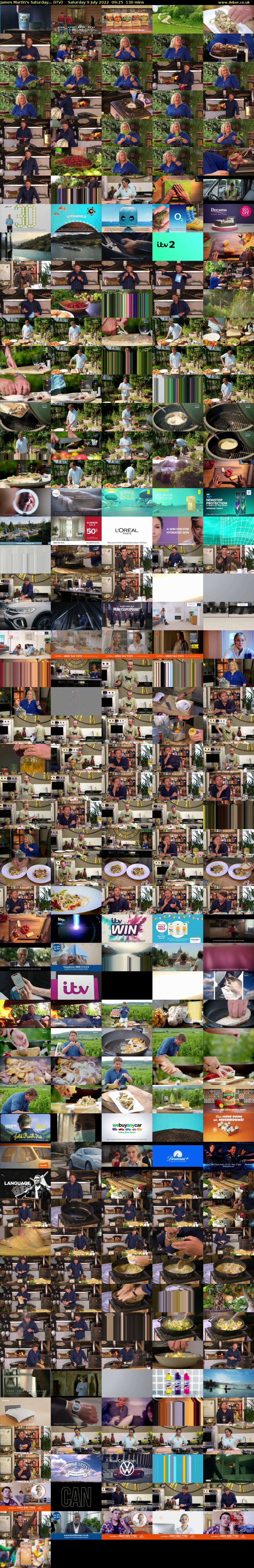 James Martin's Saturday... (ITV) Saturday 9 July 2022 09:25 - 11:35