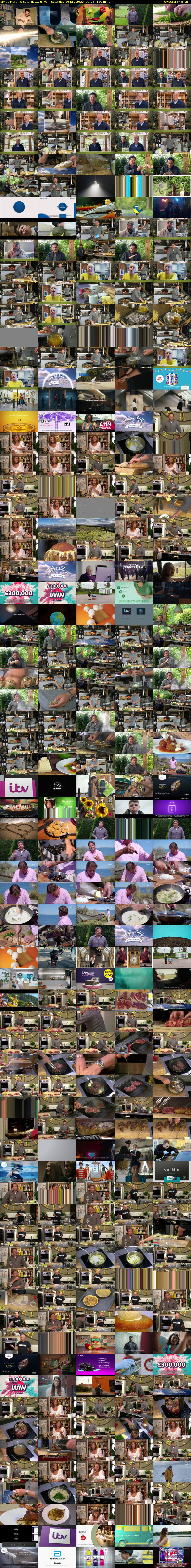 James Martin's Saturday... (ITV) Saturday 16 July 2022 09:25 - 11:35