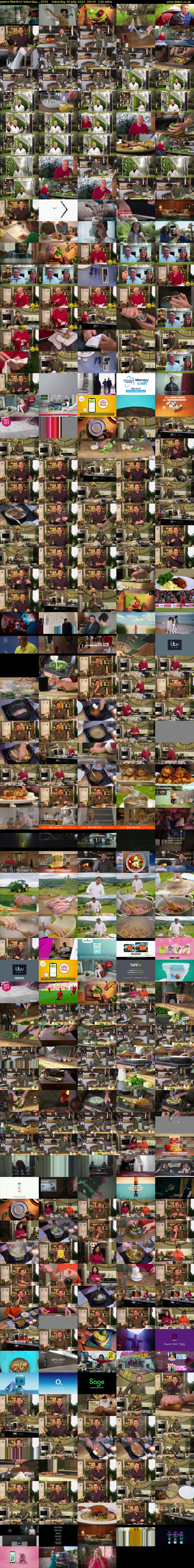 James Martin's Saturday... (ITV) Saturday 30 July 2022 09:25 - 11:35