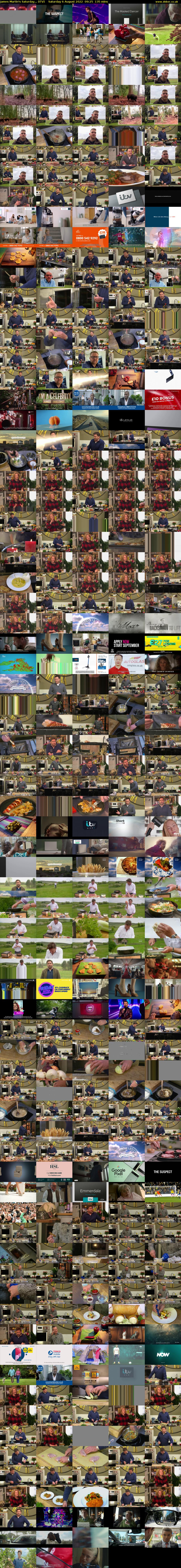 James Martin's Saturday... (ITV) Saturday 6 August 2022 09:25 - 11:40