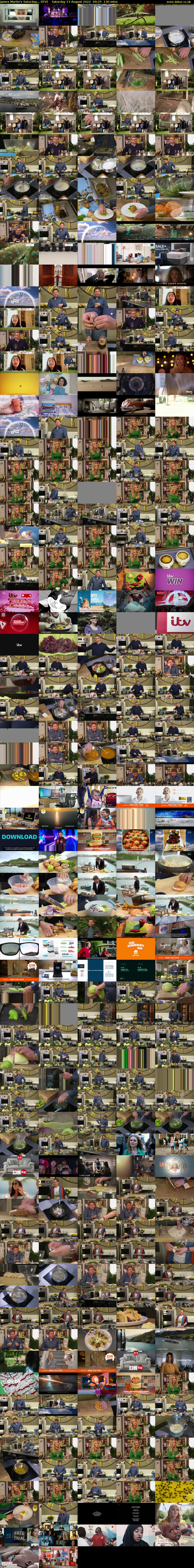 James Martin's Saturday... (ITV) Saturday 13 August 2022 09:25 - 11:35