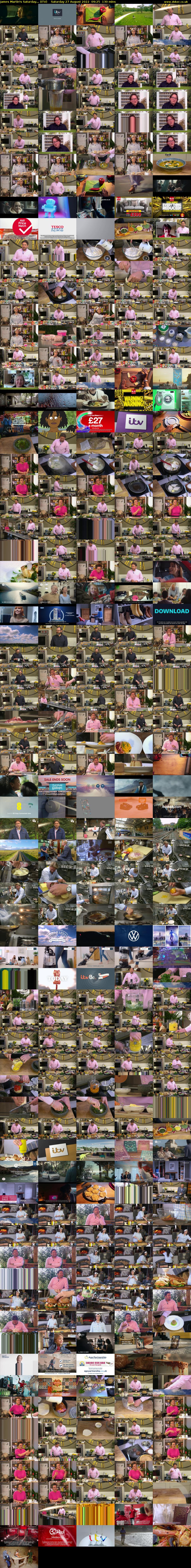 James Martin's Saturday... (ITV) Saturday 27 August 2022 09:25 - 11:35
