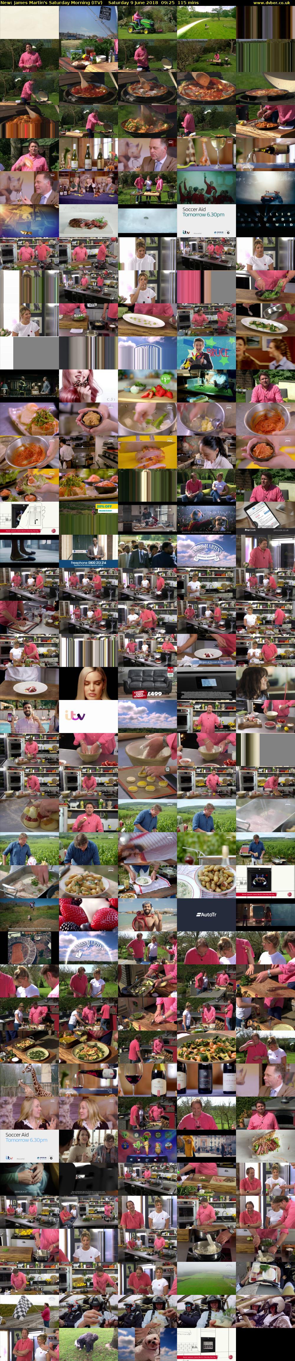 James Martin's Saturday Morning (ITV) Saturday 9 June 2018 09:25 - 11:20