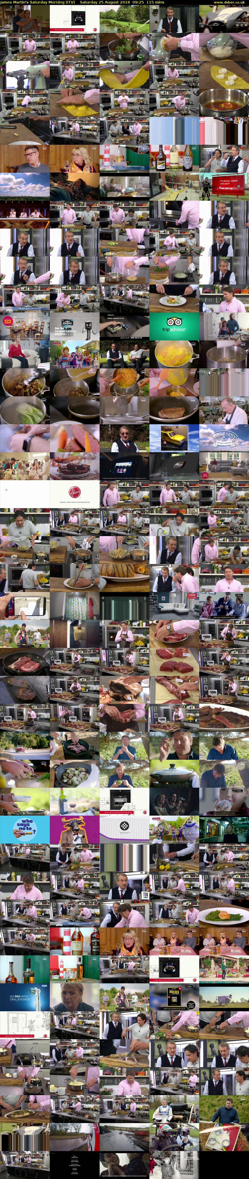 James Martin's Saturday Morning (ITV) Saturday 25 August 2018 09:25 - 11:20
